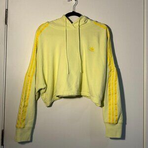Adidas Originals Cropped Hoodie Trefoil Hoody